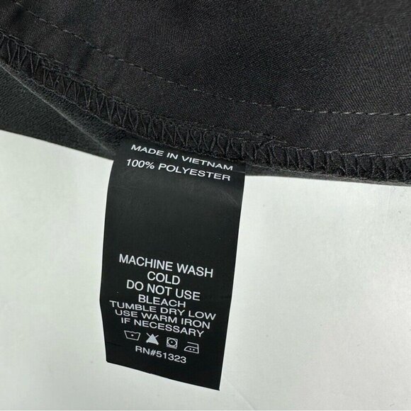 Vince Camuto Women's NWT Black Straight Leg Minimalist Trousers S/W30/L29.25‎ - Picture 7 of 11